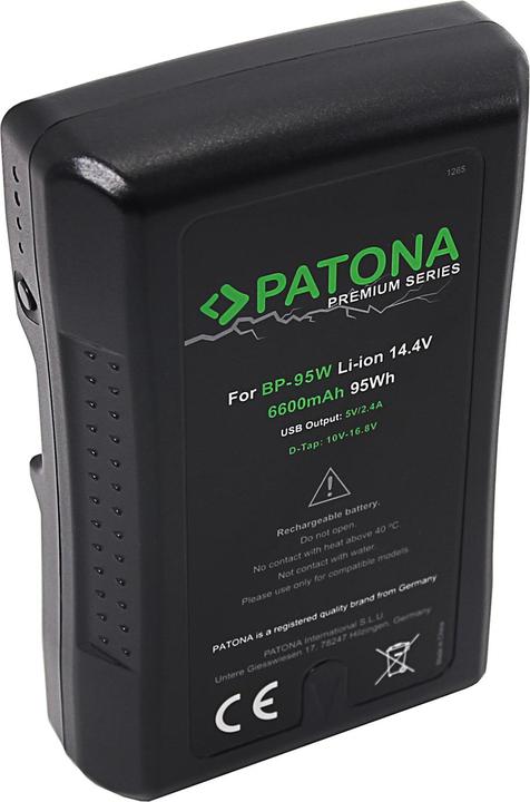 Produktbild Patona Sony BP-95W V-Mount (Kamera Akku)