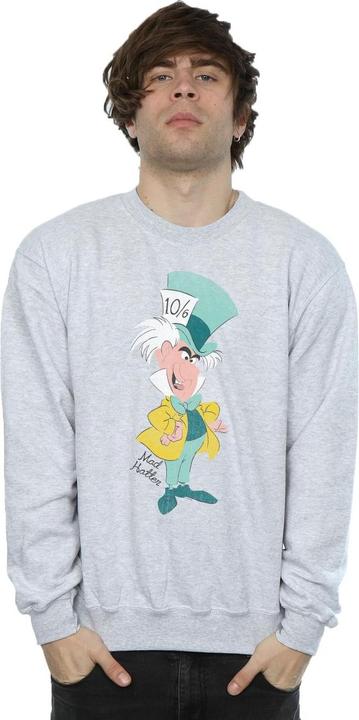 Actual product image Disney Mens Classic Mad Hatter Sweatshirt (XXL)