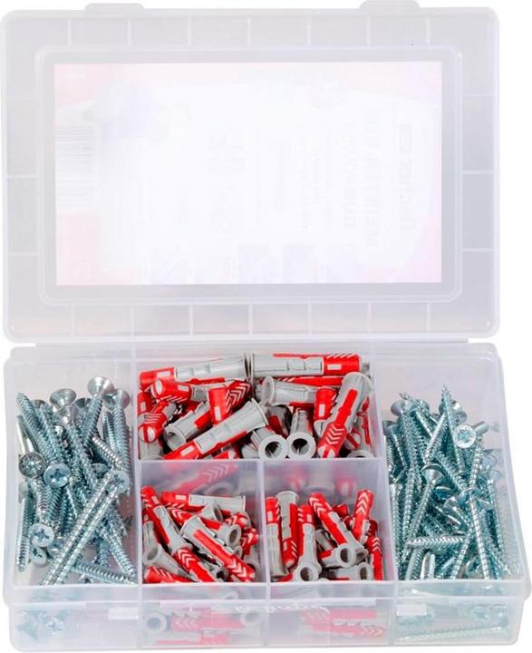 Produktbild Fischer Meister-Box DUOPOWER mit Schrauben 50x6/.5x40 30x8/5x60 (160 Stk.)
