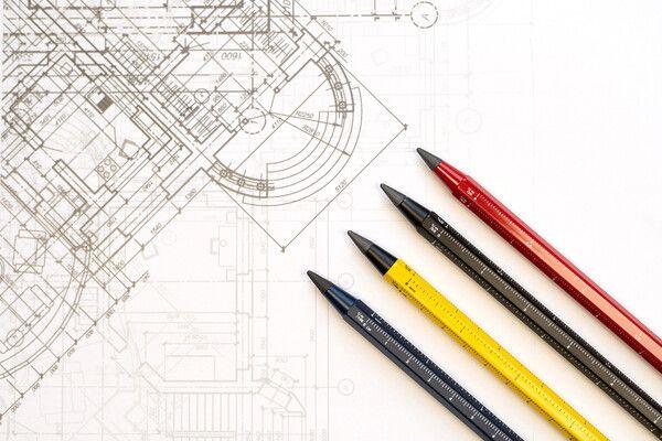 Produktbild Troika CONSTRUCTION ENDLESS Bleistift Endlos-Schreibspitze, rot (HB)
