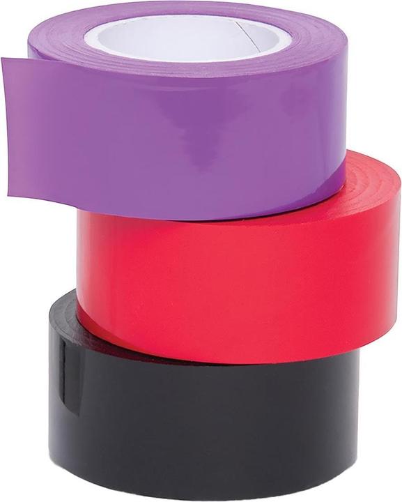 Actual product image Xgen Products Whipsmart 150Ft Bondage Tape with Silky Blindfold - Extensive Bondage Tape Set with Silky Blindfold