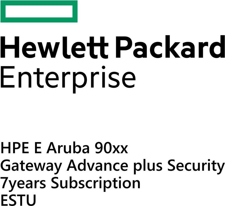 HPE E Aruba 90xx Gateway Advance plus Security 7yr Sub E-STU (1 Geräte)