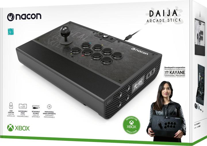 Actual product image Nacon Gaming Daija Arcade Stick (Xbox Series S, Xbox One S, PC, Xbox One X, Xbox Series X)