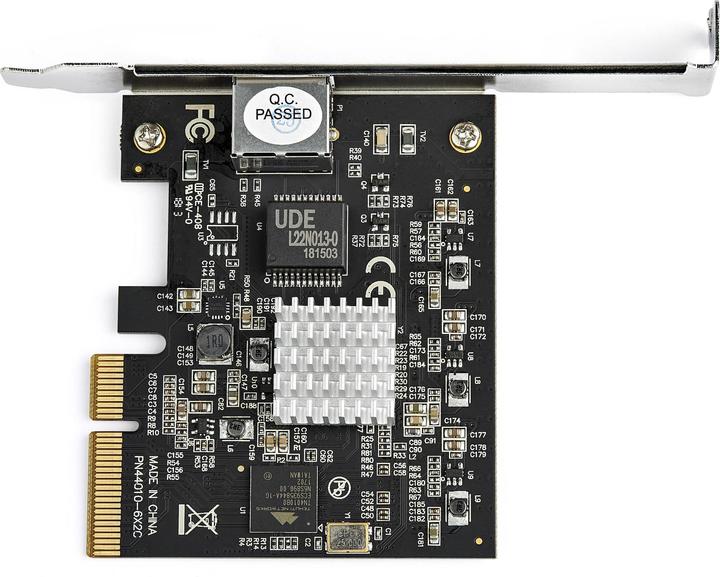 Produktbild StarTech 1 Port PCIe 4 Speed 5GBASE-T/NBASE T Ethernet Netzwerkkarte (PCI Express 2.0 x4)