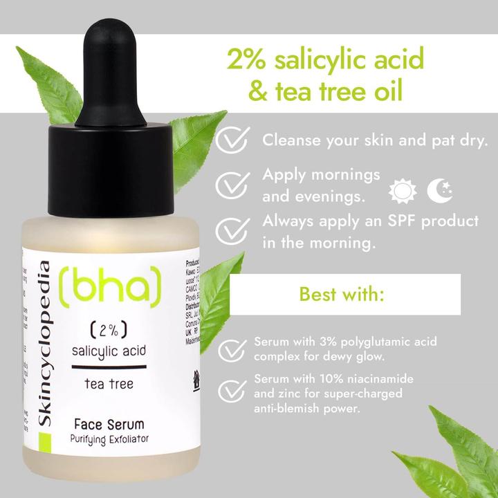 Produktbild Skincyclopedia 2% Salicylic Acid + Tea Tree Oil (30 ml)