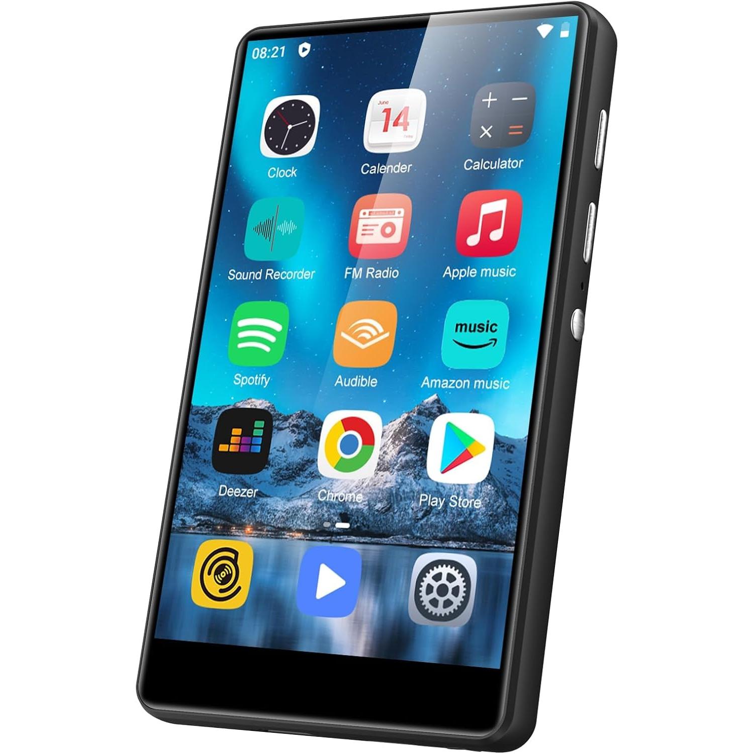 SWOFY 128GB MP3 Player Mit Bluetooth 5.3 - HiFi Sound & Lautsprecher