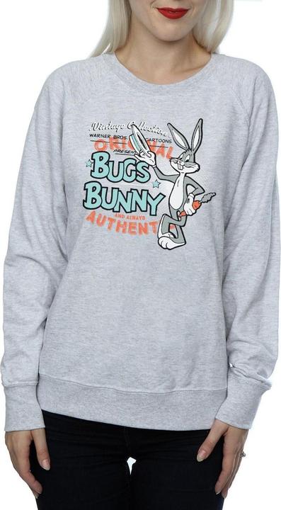 Actual product image Looney Tunes Womens/Ladies Bugs Bunny Vintage Sweatshirt (M)