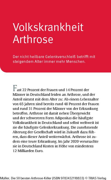 Actual product image Die 50 besten Arthrose-Killer (German, Sven-David Miller, 2024)