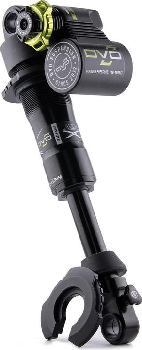 Actual product image DVO Jade X D1 steel spring shock absorber, 205/62.5mm, Trunnion (62.50 mm, 62.50 mm)