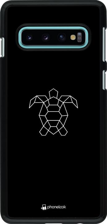 Produktbild PhoneLook Hülle Turtles lines on black (Samsung Galaxy S10)