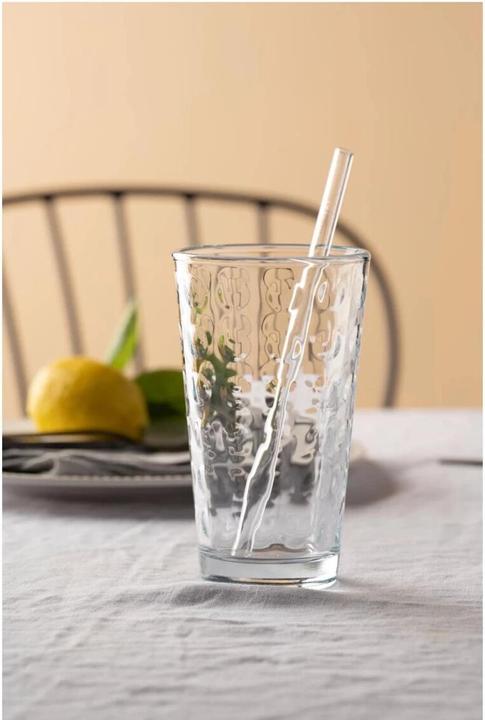 Immagine prodotto Leonardo Bicchiere Longdrink Optic 540 ml, 4 pezzi, Trasparente (4 dl, 4 x, Bicchieri da bibita lunghi)