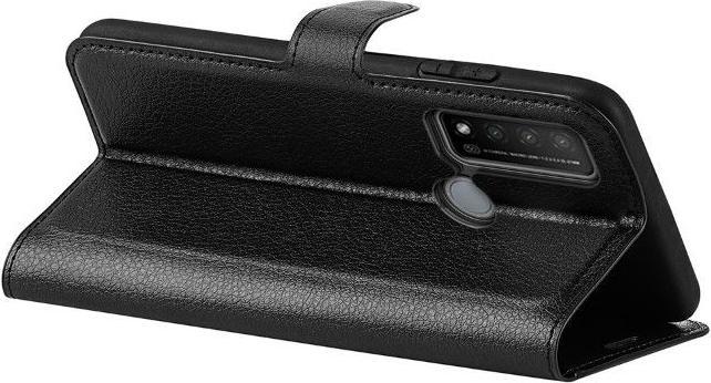 Actual product image MU Classic Litchi Leather Bookcover Series (TCL 20 Pro 5G)