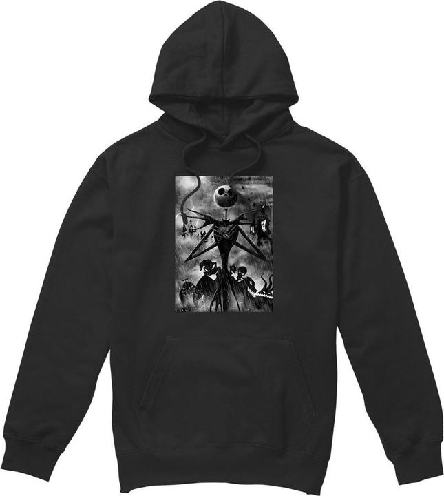 Immagine prodotto The Nightmare Before Christmas Felpa con Cappuccio Jack Skellington Pioggia Uomo (L)