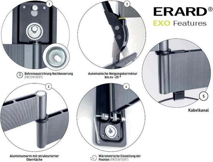 Image du produit Erard EXO 600 TW3 (Mur, 75", 35 kg)
