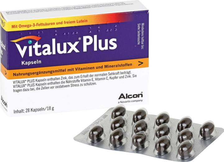 Actual product image Vitalux Plus caps (84 Piece, Capsules, 98 g)