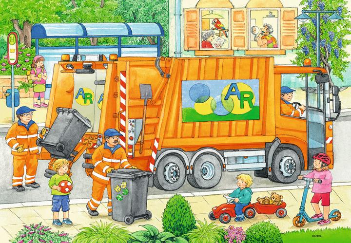 Immagine prodotto Ravensburger raccolta rifiuti e spazzatrice (12 pezzi)