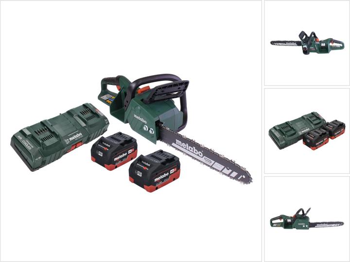 Produktbild Metabo MS 36-18 LTX BL 40 Akku KettensÃ¤ge 36 V ( 2x 18 V ) 40 cm 22 m/s Brushless + 2x Akku 5,5 Ah (Akku Kettensäge)