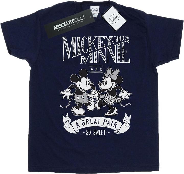 Immagine prodotto Disney Mickey And Minnie Mouse Great Pair Maglietta Ampia Donna (S)