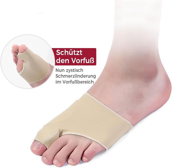 Immagine prodotto Cbx Benda per la correzione dell'alluce valgo con cuscinetto in silicone integrato 2 pezzi (Crema piedi e gel piedi)