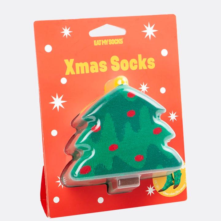 Immagine prodotto Eat My Socks EMS, Calzini, Adulto, Trend, Albero di Natale (Taglia unica)