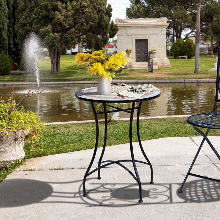 Image du produit Outsunny Runder Mosaiktisch (60 cm)
