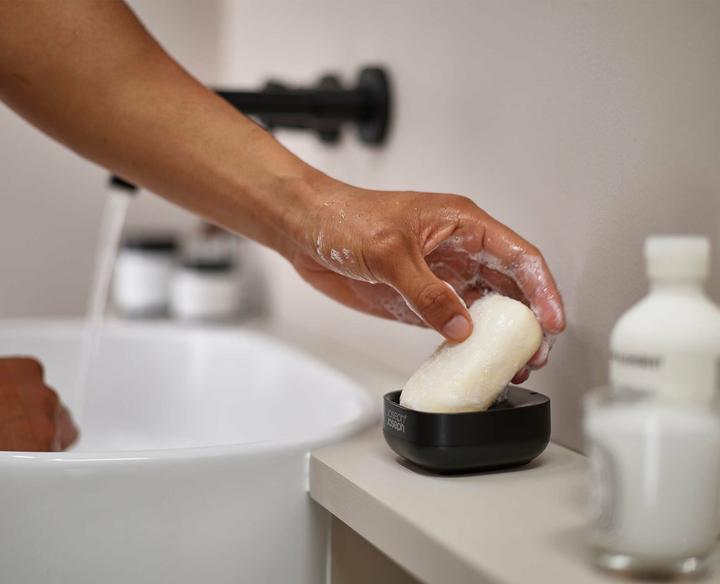 Actual product image Joseph Joseph Slim Compact soap dish black