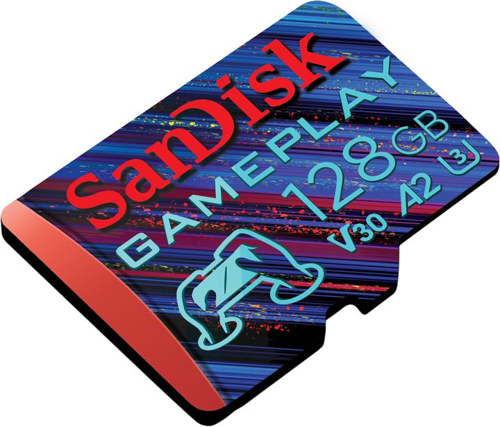 Image du produit SanDisk Gameplay Microsdxc Uhs-I Card (128 Go, microSDXC, U3, UHS-I)