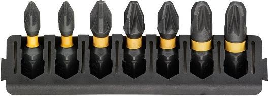 Actual product image DeWalt 7pc 25mm Pozi Mix Bar Flextorq (25mm)
