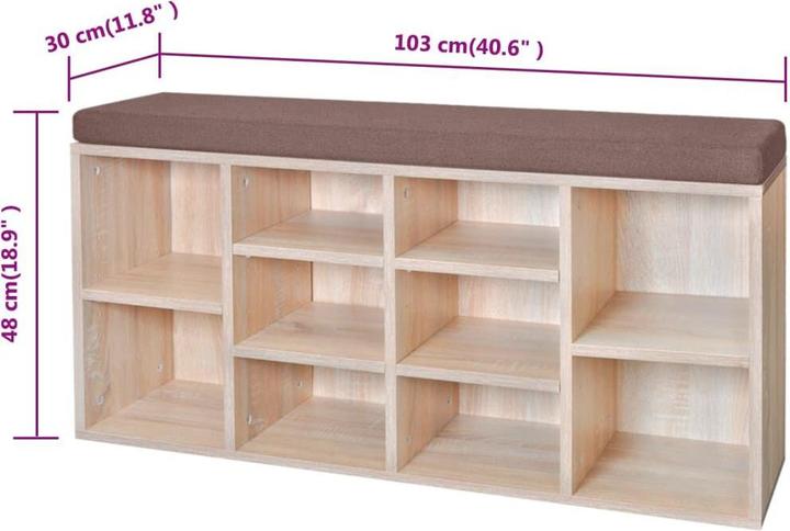 Produktbild VidaXL Lyla (103 x 30 x 48 cm)