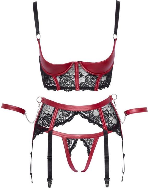 Actual product image Cottelli Collection Shelf Bra Set (M)