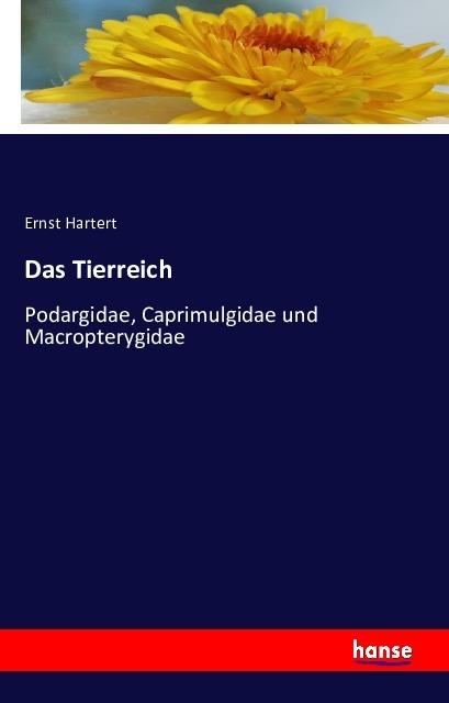 Produktbild Das Tierreich (Ernst Hartert, 2016)