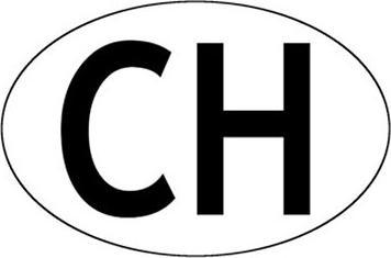 Produktbild ProPlus Hoheitszeichen Motorrad "CH" Aufkleber