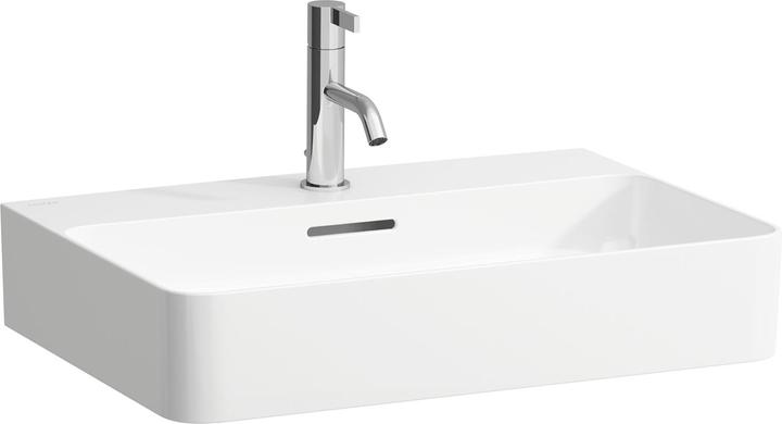 Produktbild Laufen VAL Waschtisch, unterbaufähig, 1 Hahnloch, mit Überlauf, 600x420mm, H810283 (640 mm, 518 mm)