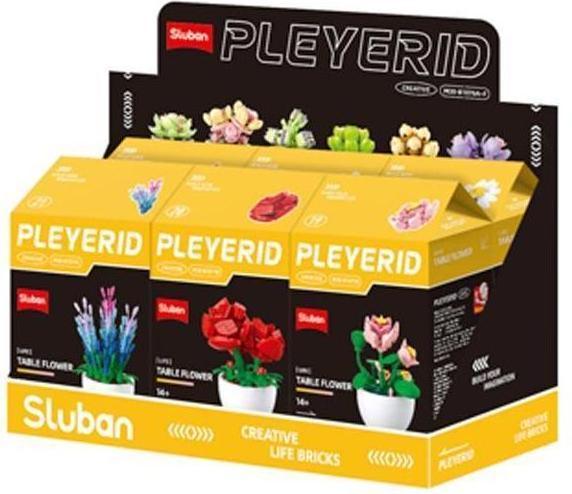 Image du produit Sluban Mini fleurs en pot assorties