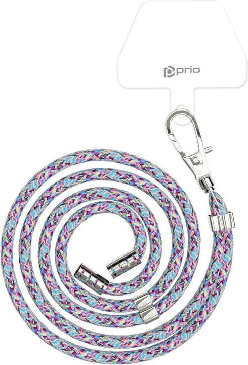 Actual product image prio Universal mobile phone lanyard 0.7m neon mix