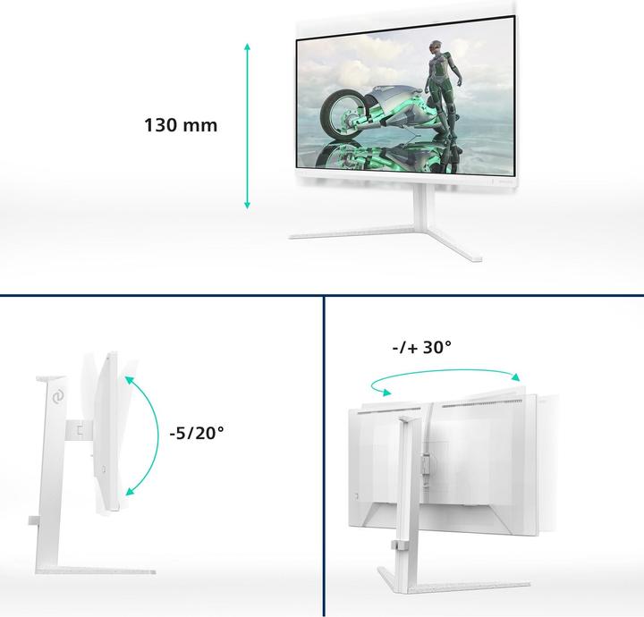 Actual product image Philips IPS Monitor,,, 0.5ms, Speakers, height adjustable, 2x HDMI, Port (1920 x 1080 pixels, 23.80")