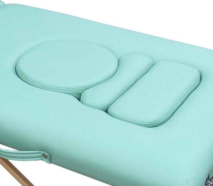 Image du produit Teqler Table de massage mobile pour femmes enceintes vert citron