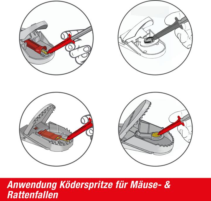 Actual product image Super Cat Ersatz-Köder Spritzen SuperCat 2er für Mause- & Rattenfallen