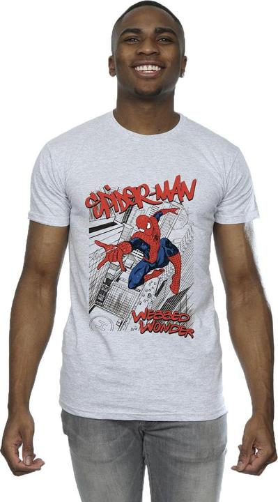 Image du produit - T-shirt SPIDER-MAN SKETCH CITY - Homme (XL)