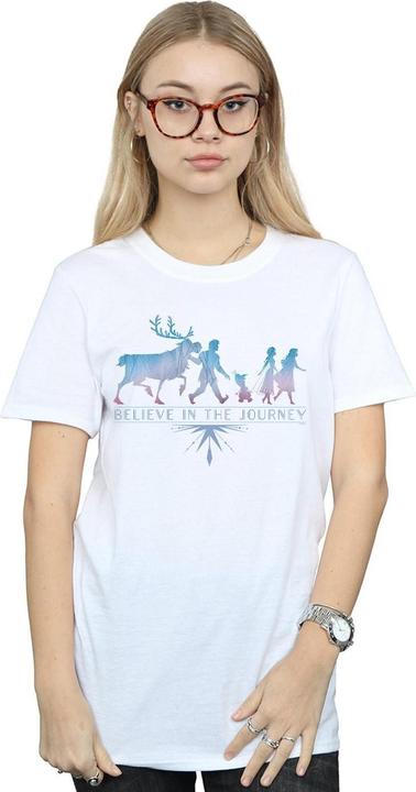 Image du produit Disney - T-shirt FROZEN BELIEVE IN THE JOURNEY SILHOUETTE - Femme (XL)