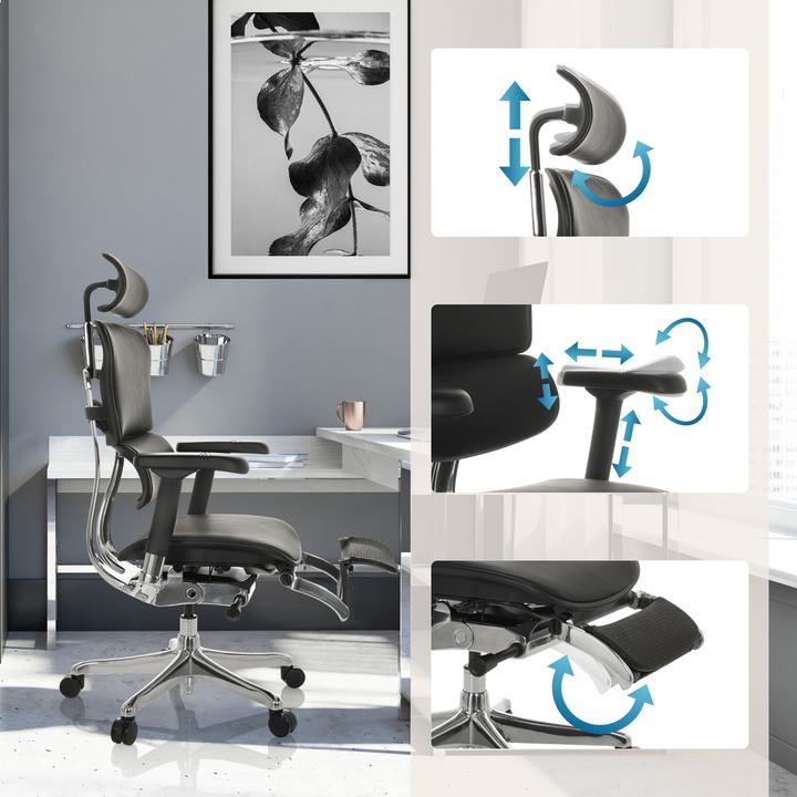Actual product image Hjh Office Ergohuman Plus Legpro Gen2