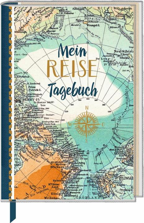 Image du produit Carnet de voyage Carte géographique (À rayures, Couverture rigide)