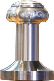Actual product image Chris King Espresso Tamper, 58mm, flat, silver