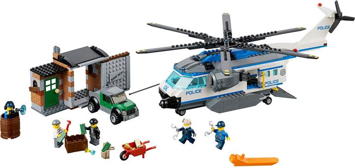 Actual product image LEGO Pursuit with the police helicopter (60046, LEGO City)