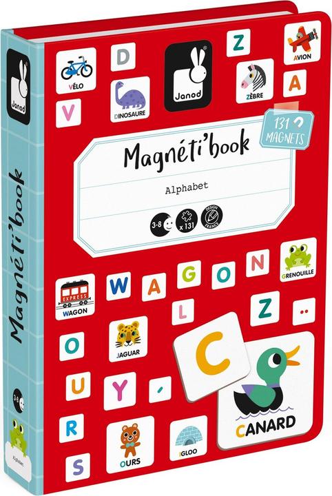 Image du produit Janod Alphabet des livres magnétiques (Français)