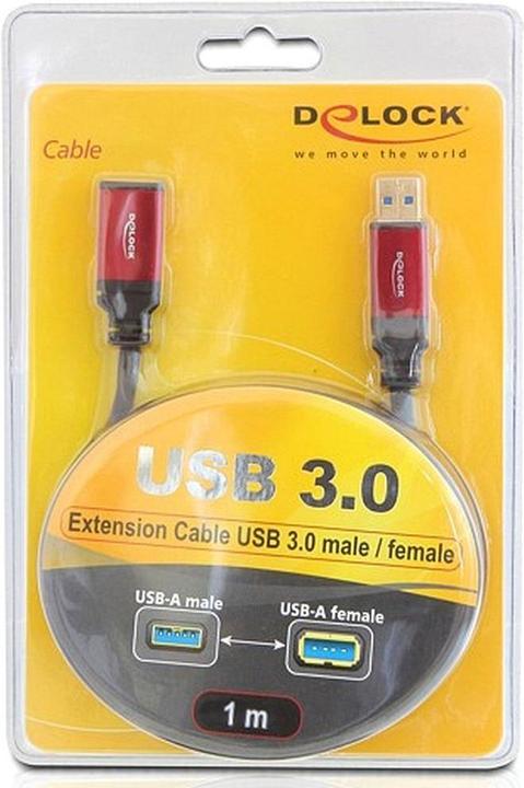 Actual product image Delock USB3.0 Premium Extension Cable (1 m, USB 3.0)