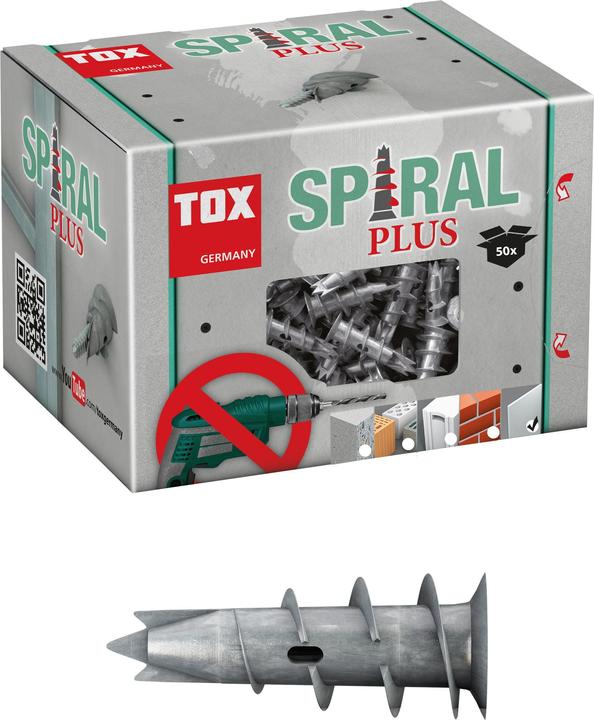 Produktbild Tox Gipskartondübel Spiral Plus (50 Stk.)