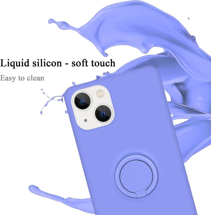 Immagine prodotto Cadorabo Custodia per Apple iPhone 14 PLUS in TPU Liquid Ring in stile custodia in silicone (Apple iPhone 14 Plus)