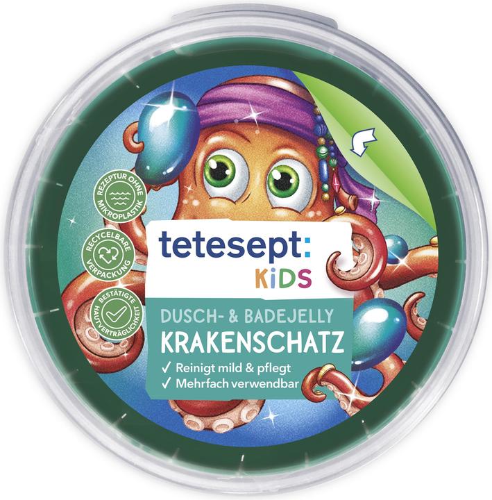 Image du produit Tetesept Gelée de douche et de bain Enfants Trésor de Poulpe