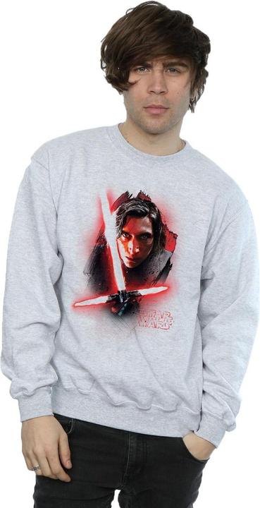 Actual product image Star Wars Mens Kylo Ren Brushed Cotton Sweatshirt (S)
